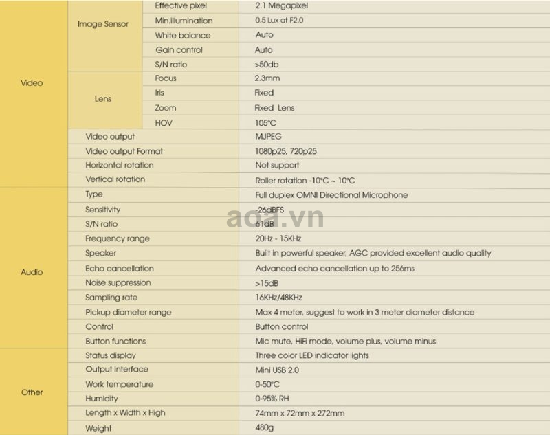 Loa / mic / máy ảnh Oneking-DCC-11B